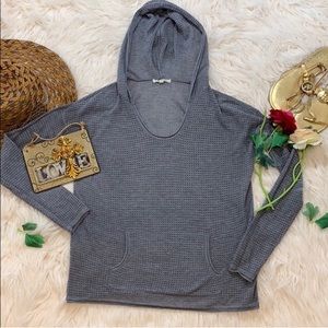 Anthropologie Pure+good hooded sweater, sz S